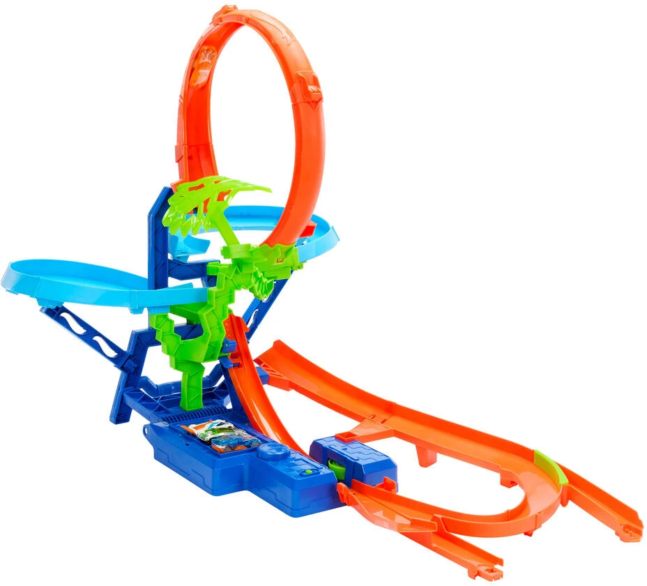 Mattel HOT WHEELS kaskadinė trąsa – Avarija ore (JFD12)