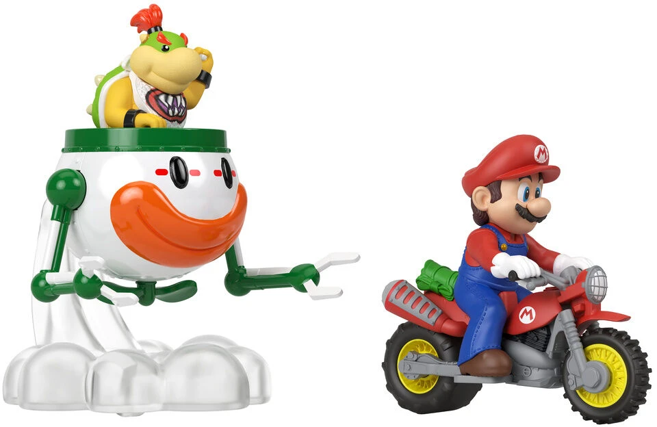 Dėlionė Mattel Hot Wheels Super Mario Galaxy Bowser Jr. & Mario figure pack