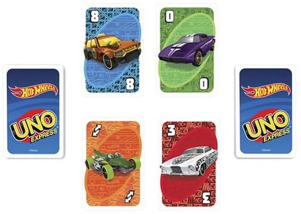 Mattel *****UNO gra karciana Hot Wheels JDF58
