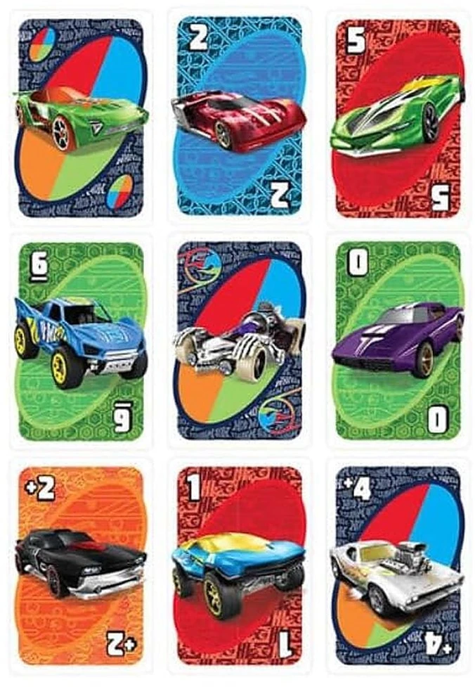 Mattel *****UNO gra karciana Hot Wheels JDF58