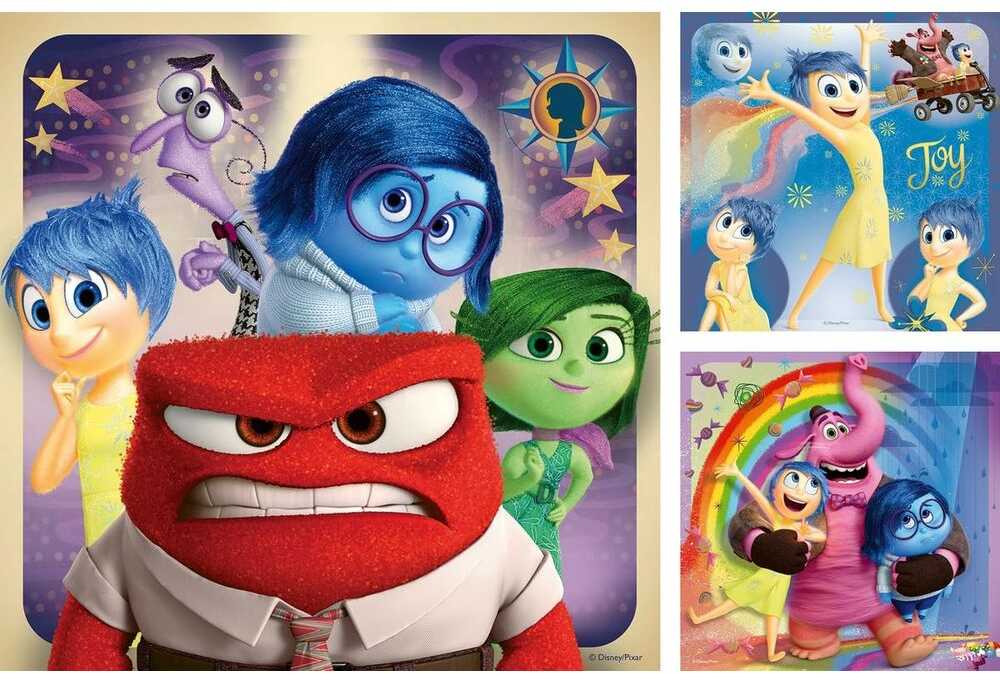 Ravensburger Dėlionė 3x49 vnt. - Inside Out aprašymas - Prekės nuotrauka