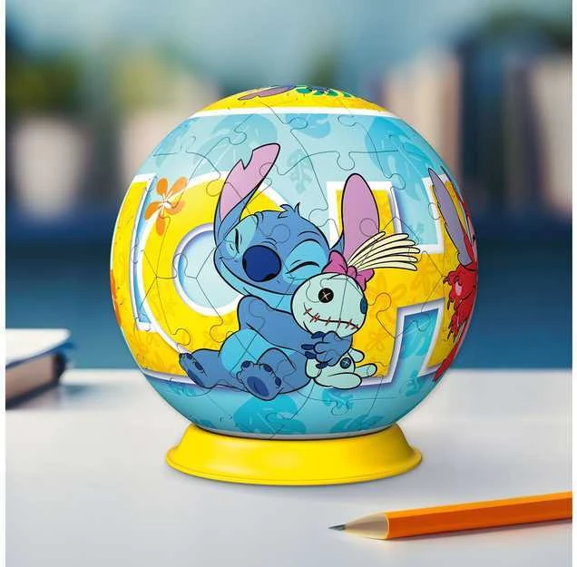 Ravensburger 3D Dėlionė 73 vnt. - Disney (Stitch) kamuolys
