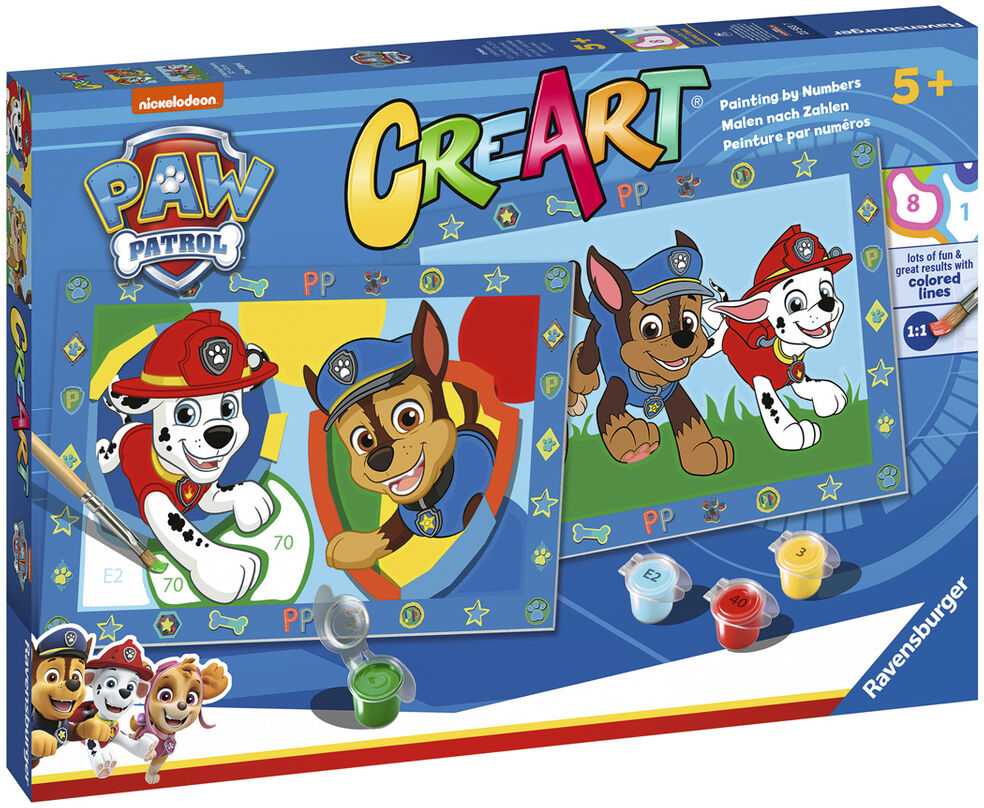 Dėlionė Ravensburger RAV CreArt vaikams Junior:Psi Patrol 23553