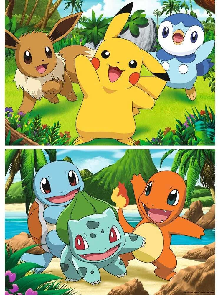 Ravensburger Dėlionė 2x24 vnt. - Pokemonai