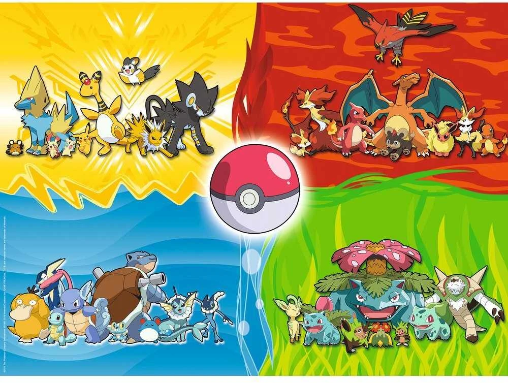 Ravensburger Dėlionė 150 vnt. - Pokemonai