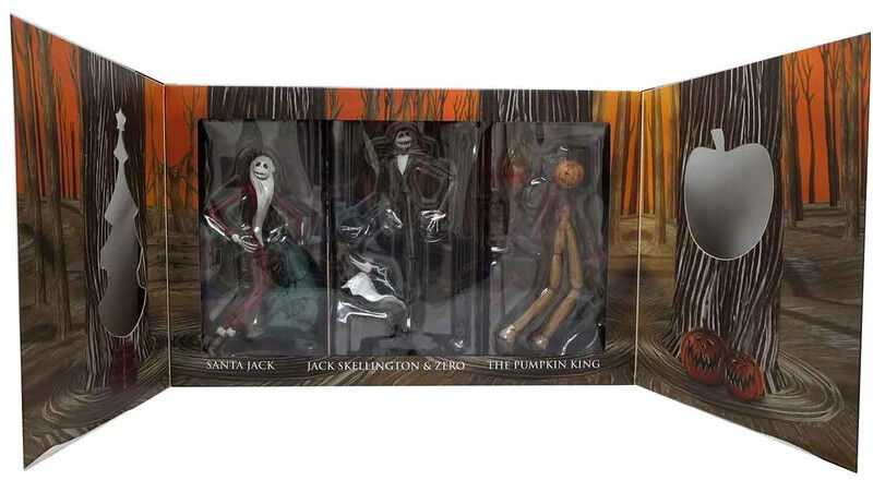 Diamond Select Disney Nightmare Before Christmas set 3 action figures 18cm