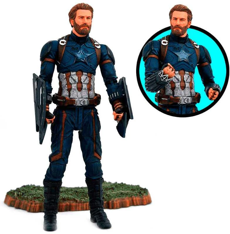 Diamond Select Veiklos rodikliai Diamond Captain America APR182168 18 cm