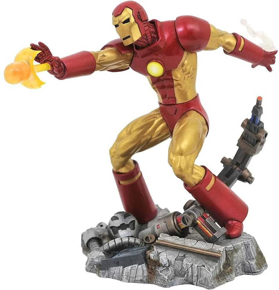 Diamond Select Marvel Gallery Comic Iron Man Figure 23cm