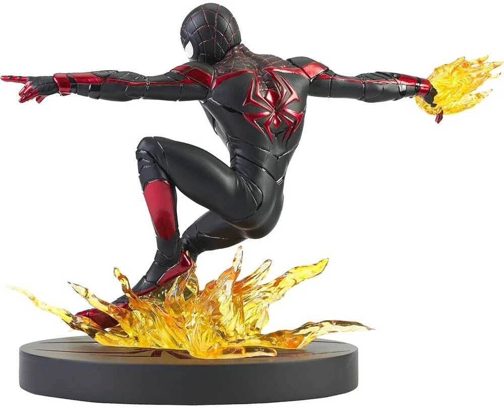 Diamond Select Marvel Gallery Comic Spiderman PS5 Miles Morales Figure 18cm