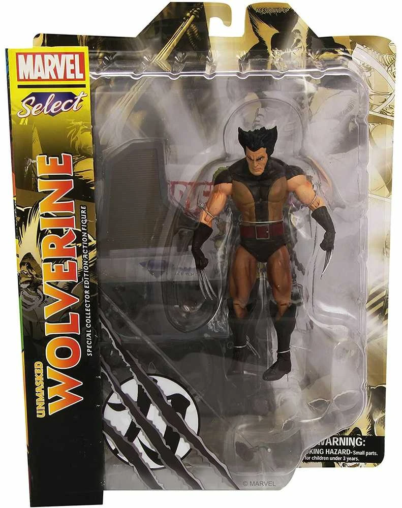 Diamond Select Marvel Select Wolverine Unmask figure 18cm