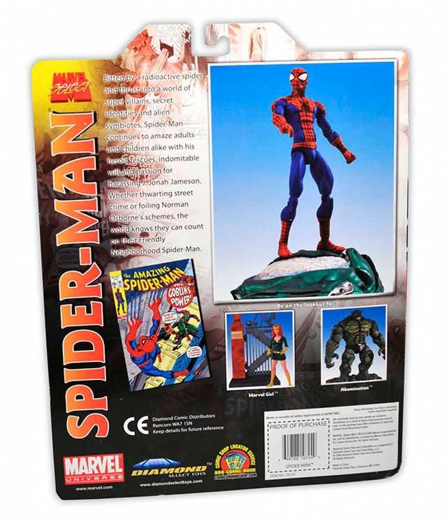Diamond Select Marvel Spiderman figure 18cm