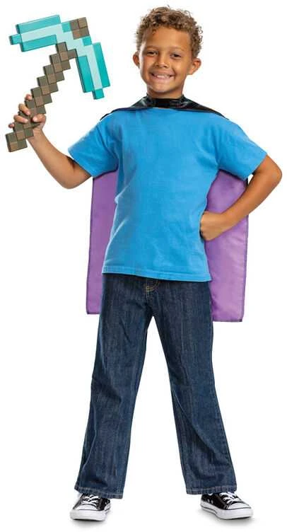 Disguise Užmaskavimas – „Minecraft“ vaidmenų žaidimas – rinkinys „Pirkaxe & Cape“ (156249-15L)