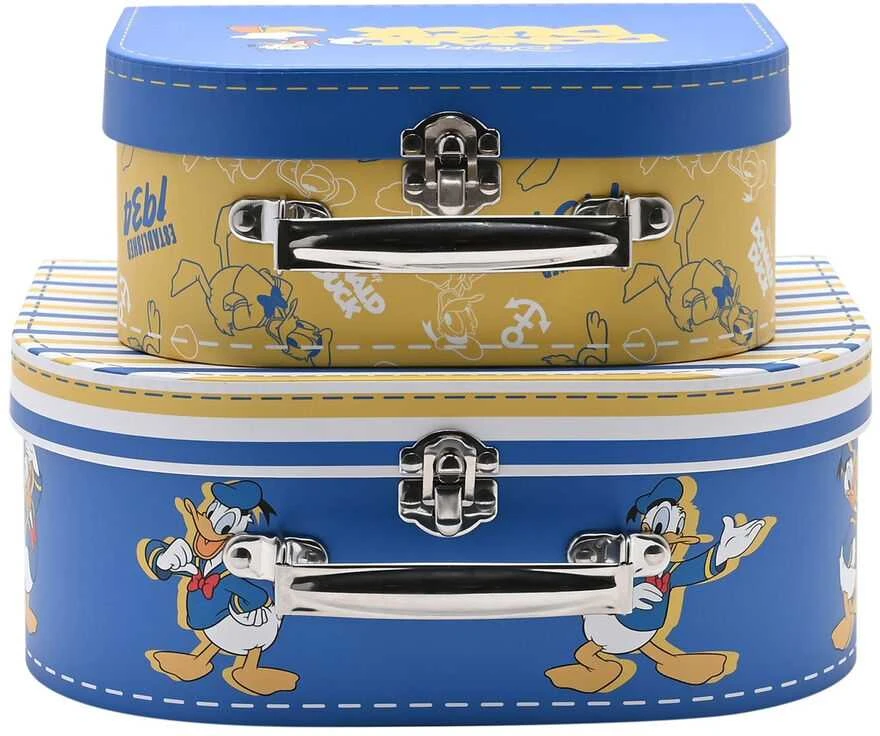 Widdop Co Disney Donald set of 2 suitcase storage boxes