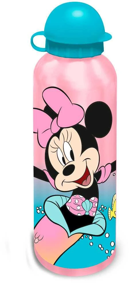 KIDS Minnie pelės aliuminio butelis 500 ml + priešpiečių dėžutė