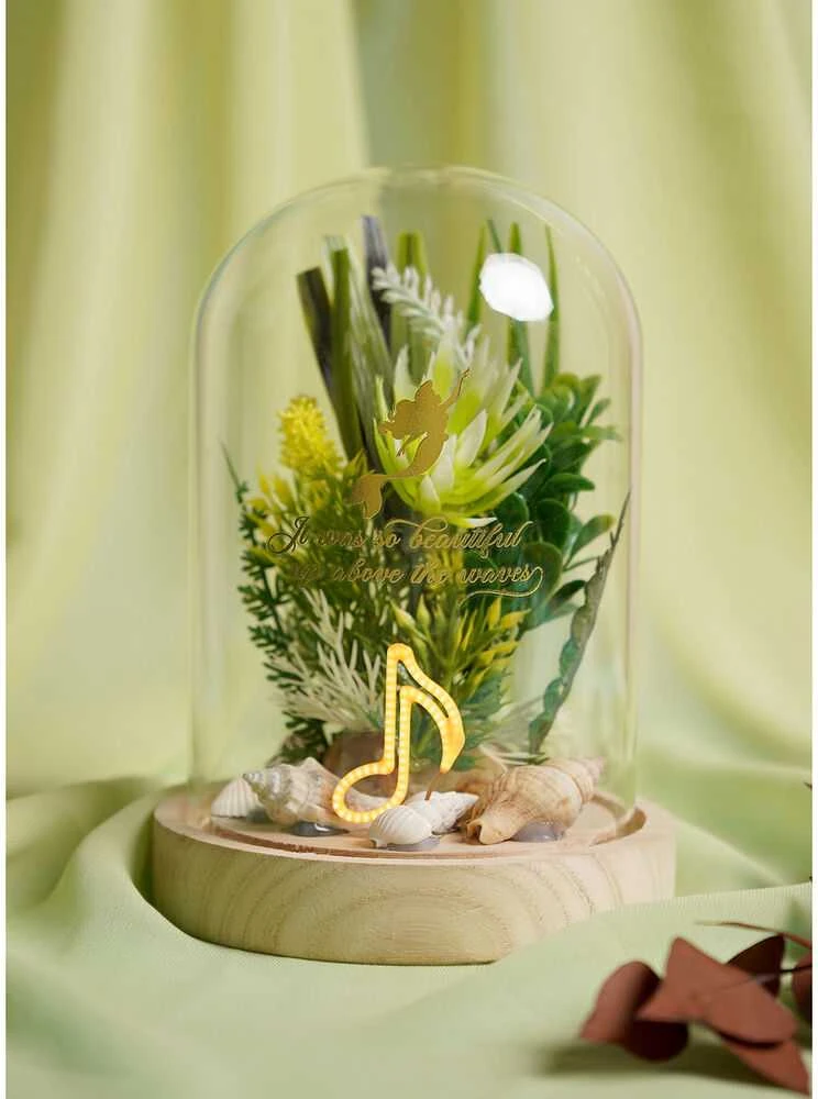 Widdop Co Disney Princess Ariel florals in a clonche with neon light