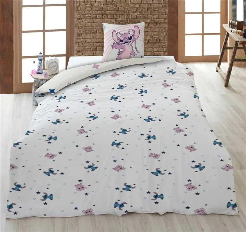 Stitch ir Angel patalynės komplektas 90 cm lovai