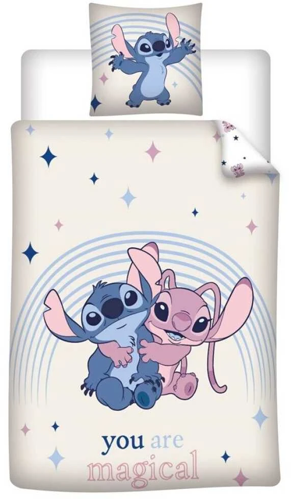 Stitch ir Angel vaikiškos patalynės komplektas