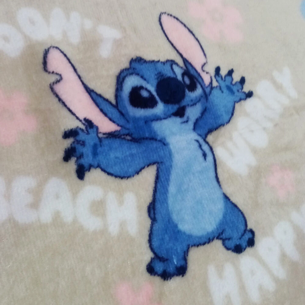 Disney Stitch coral blanket 110x150cm