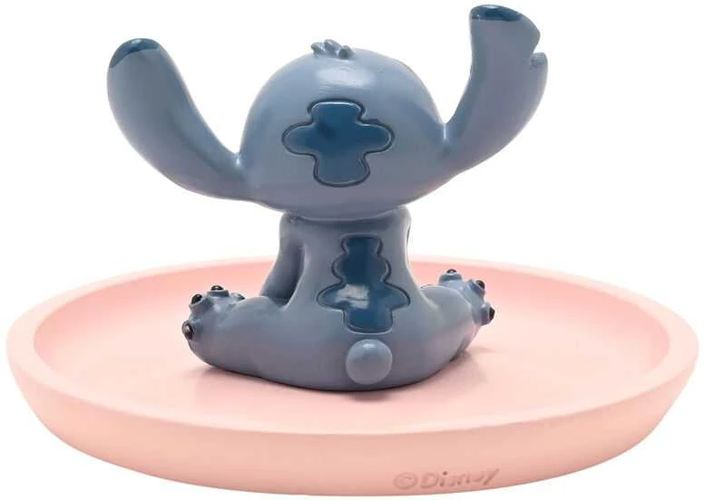 Stitch figūrėlės papuošalų lėkštelė, vaizdas iš nugaros