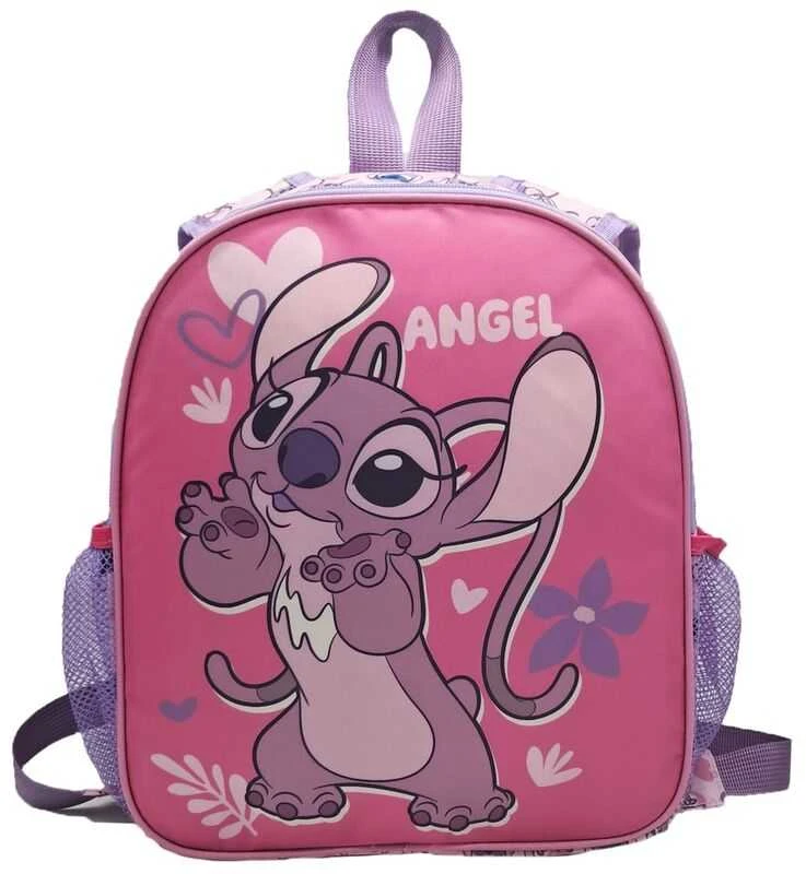 Rožinė Stitch Angel kuprinė vaikams