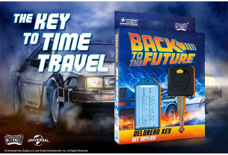 Doctor Collector Back to the Future Delorean key replica