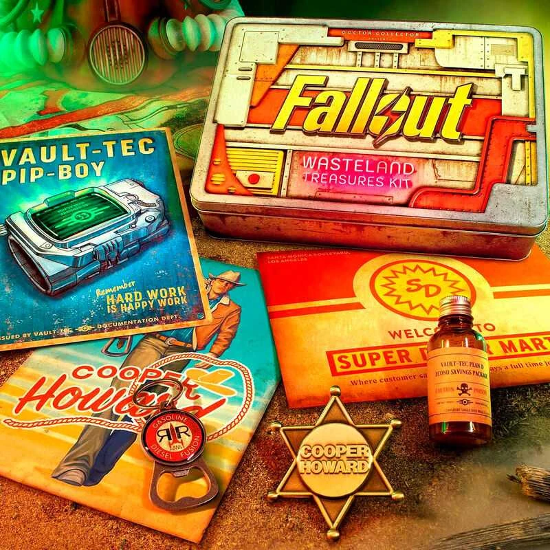 Doctor Collector Fallout Wasteland Treasures Metal box