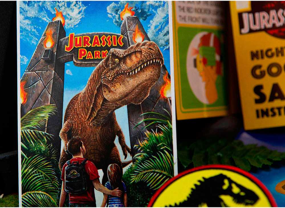 Doctor Collector Jurassic Park Welcome Kit Standard metal box replica