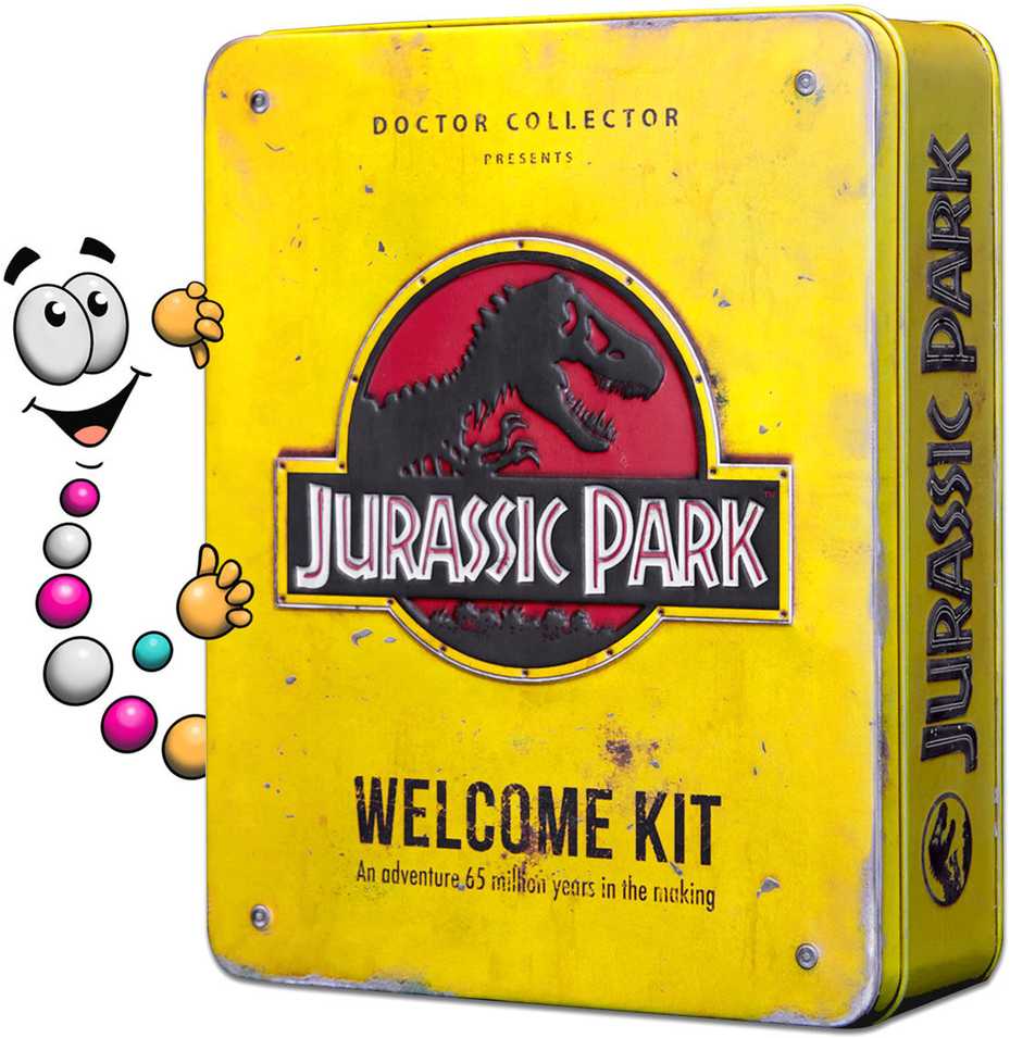 Doctor Collector Jurassic Park Welcome Kit Standard metal box replica