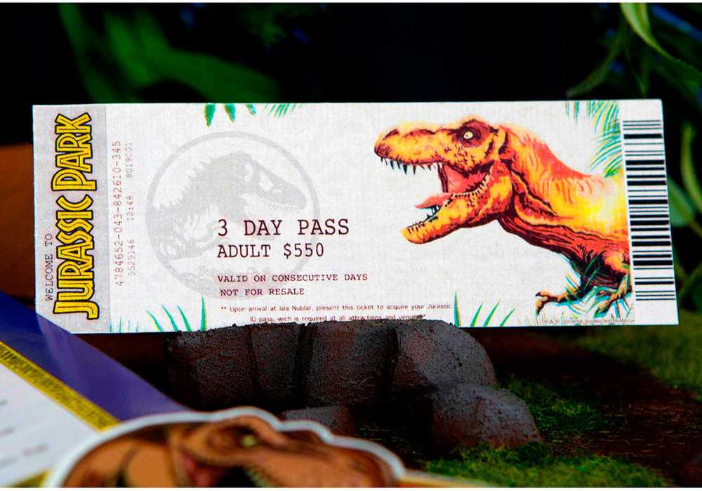 Doctor Collector Jurassic Park Welcome Kit Standard metal box replica