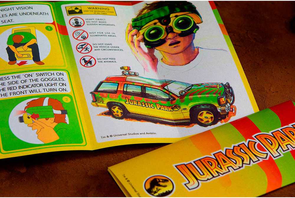 Doctor Collector Jurassic Park Welcome Kit Standard metal box replica