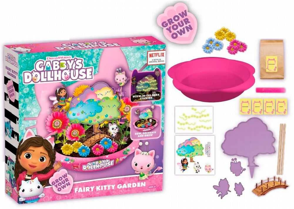Dreamworks Animation Rms Import Gabby's Dollhouse užsiaugink savo Kitty Fairy parką, 70-0006