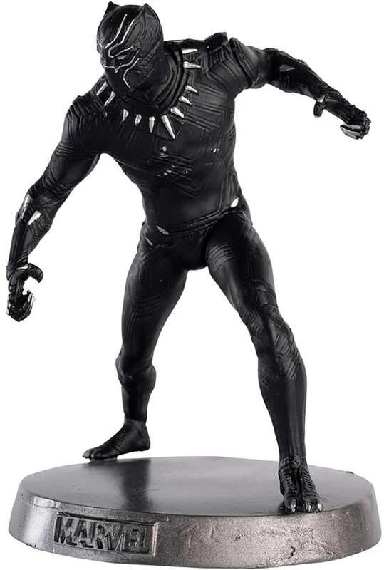 Eaglemoss Hero Collector Marvel Captain America Civil War Heavyweights Juodas Panther figure