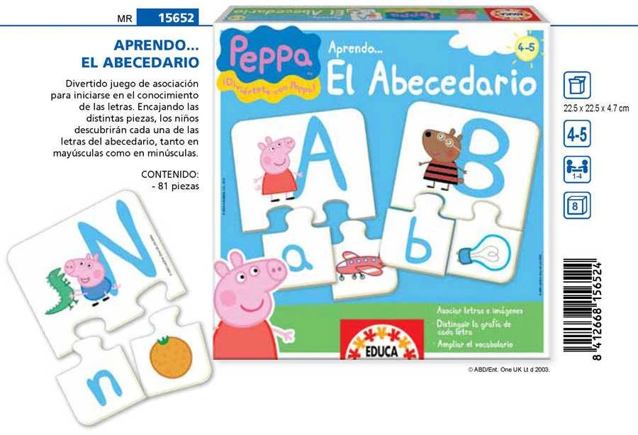 Edukacinis žaidimas El Abecedario Peppa Pig Educa 29-15652 (ES)
