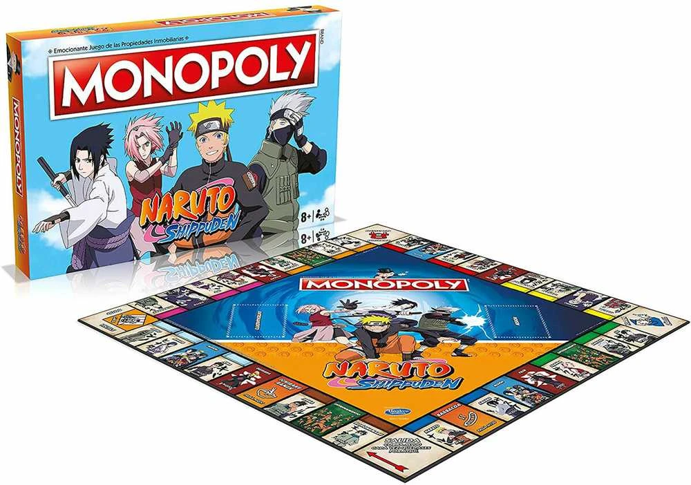 Eleven Force Spanish Naruto Shippuden monopoly game