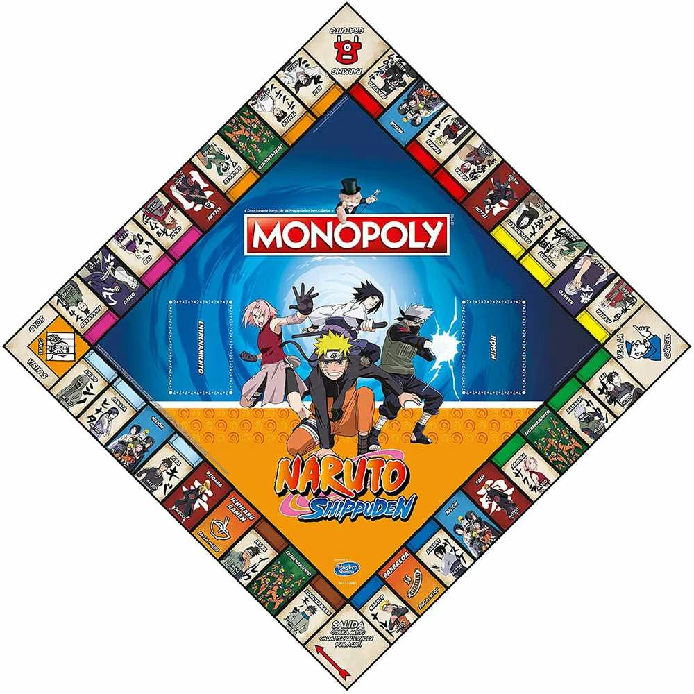 Eleven Force Spanish Naruto Shippuden monopoly game