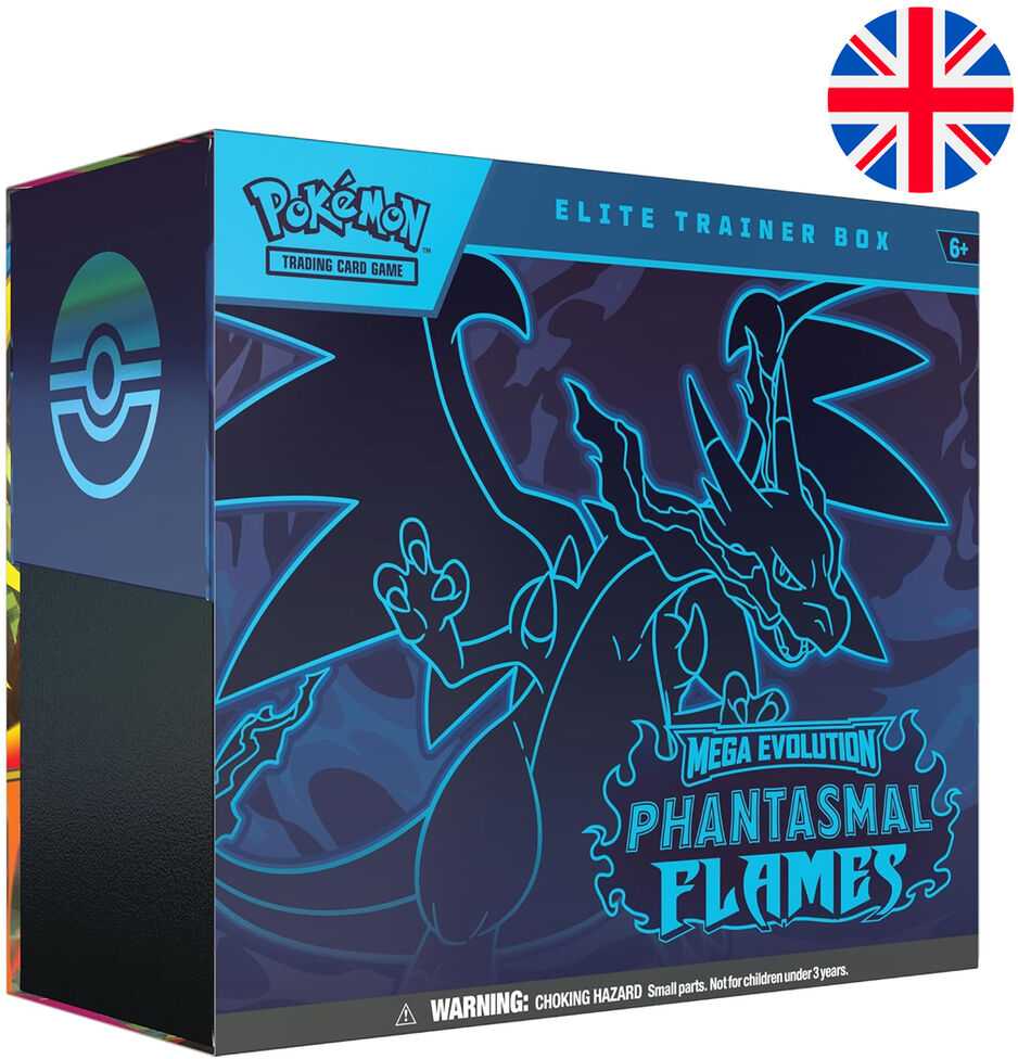 „Pokemon Pokemon TCG: Mega Evolution“ – „Phantasmal Flames“ – elito treniruočių dėžutė