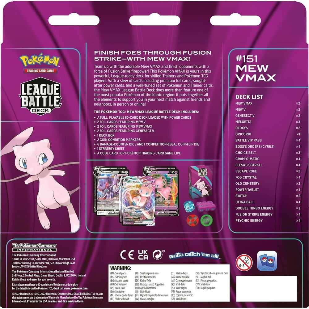 Pokémon TCG: Lygos mūšio kaladė - Mew VMAX