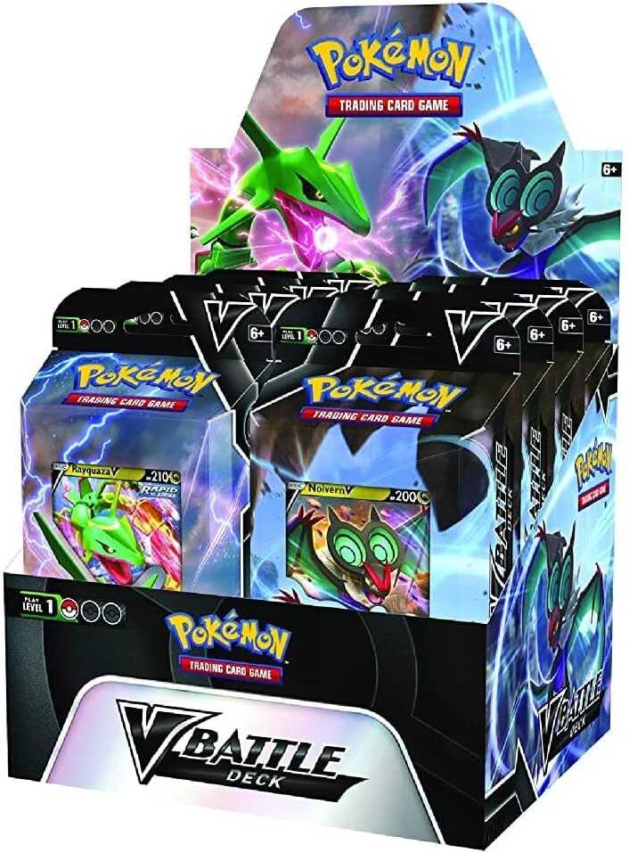 Kolekcionuojamos Kortelės - Pokémon TCG: V Battle Deck Rayquaza V 60-Card Deck