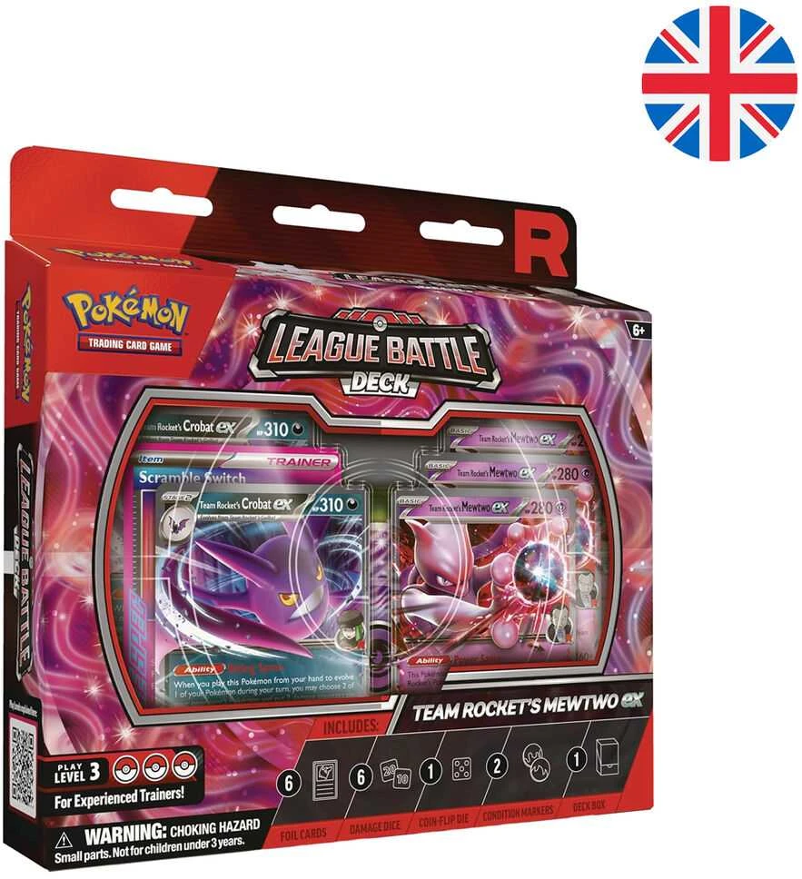 The Pokemon Pokémon TCG - League Battle Deck - Team Rocket’s Mewtwo ex
