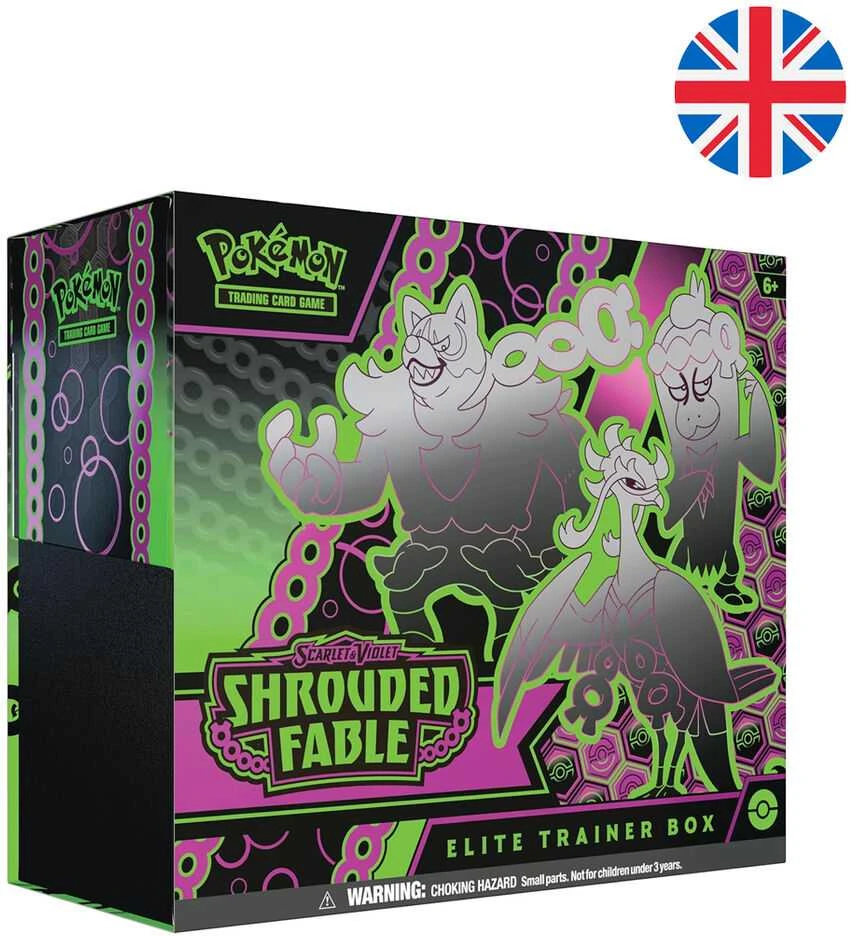 „Pokemon TCG“ – „Scarlet & Violet 6.5 Shrouded Fable Elite“ treniruočių dėžutė