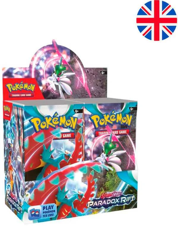 Kortelių rinkinys "Pokemon TCG Scarlet & Violet Paradox Rift Boosterpack", 1x10 kortelių