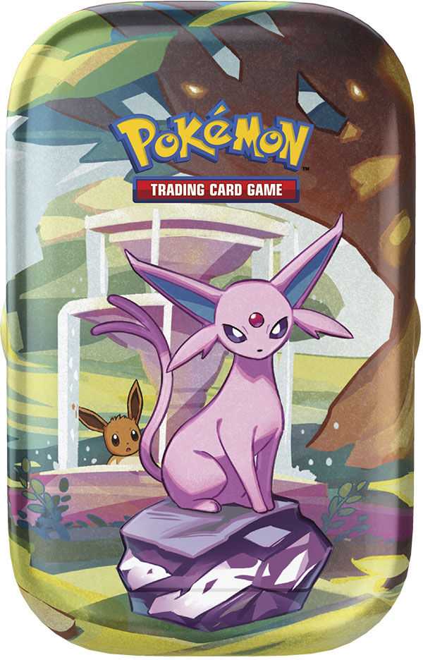 The Pokemon Pokemon TCG - Scarlet & Violet - Prismatic Evolutions Mini Tin Glaceon