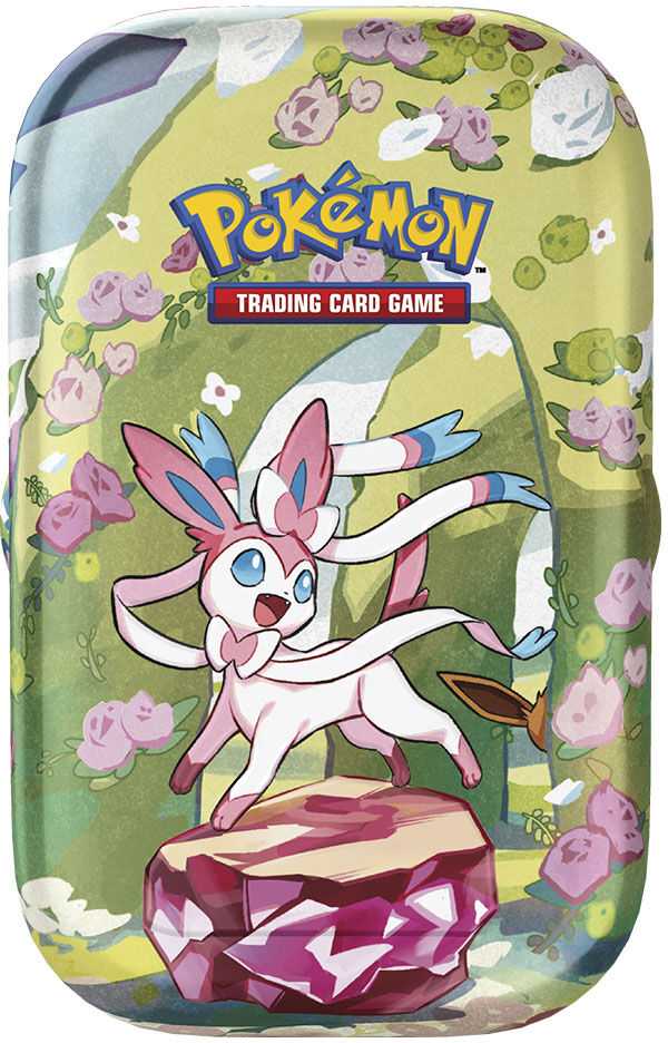 The Pokemon Pokemon TCG - Scarlet & Violet - Prismatic Evolutions Mini Tin Glaceon