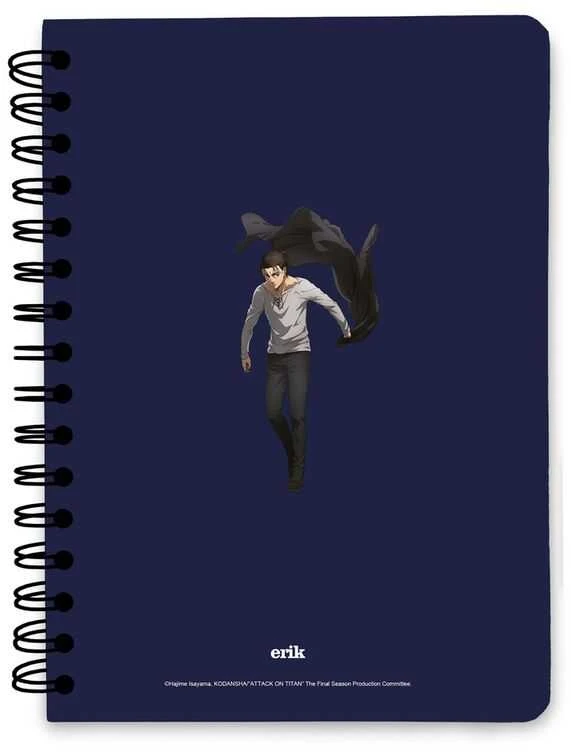 ERIK Attack on Titan A5 notebook