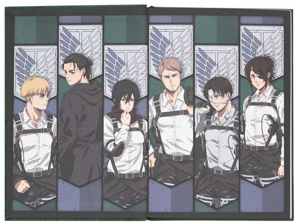 ERIK Attack on Titan A5 premium notebook