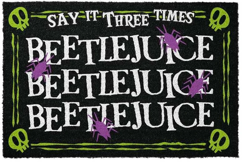 Other Brand Kitų prekių ženklų „Beetlejuice“ kilimėlis prie durų (40 x 60 cm)