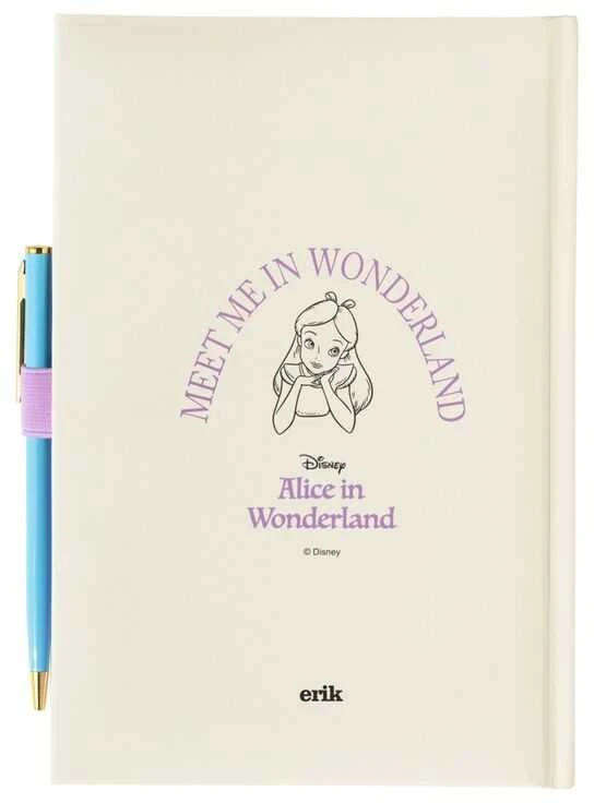 ERIK Disney Alice in Wonderland A5 premium notebook + pen