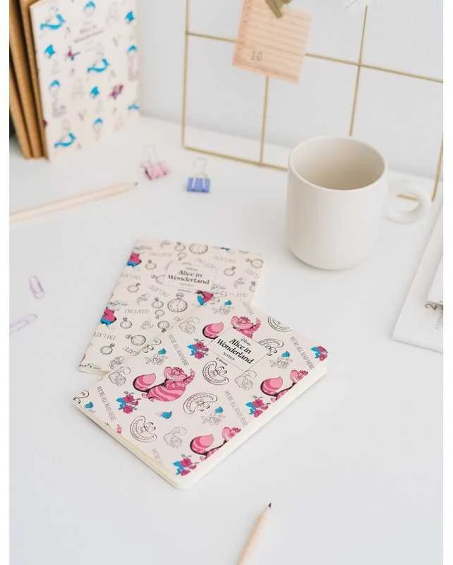ERIK Disney Alice in Wonderland pack 3 A6 notebooks