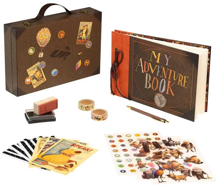 ERIK Disney Pixar UP My Adventure Book Scrapbook Briefcase set
