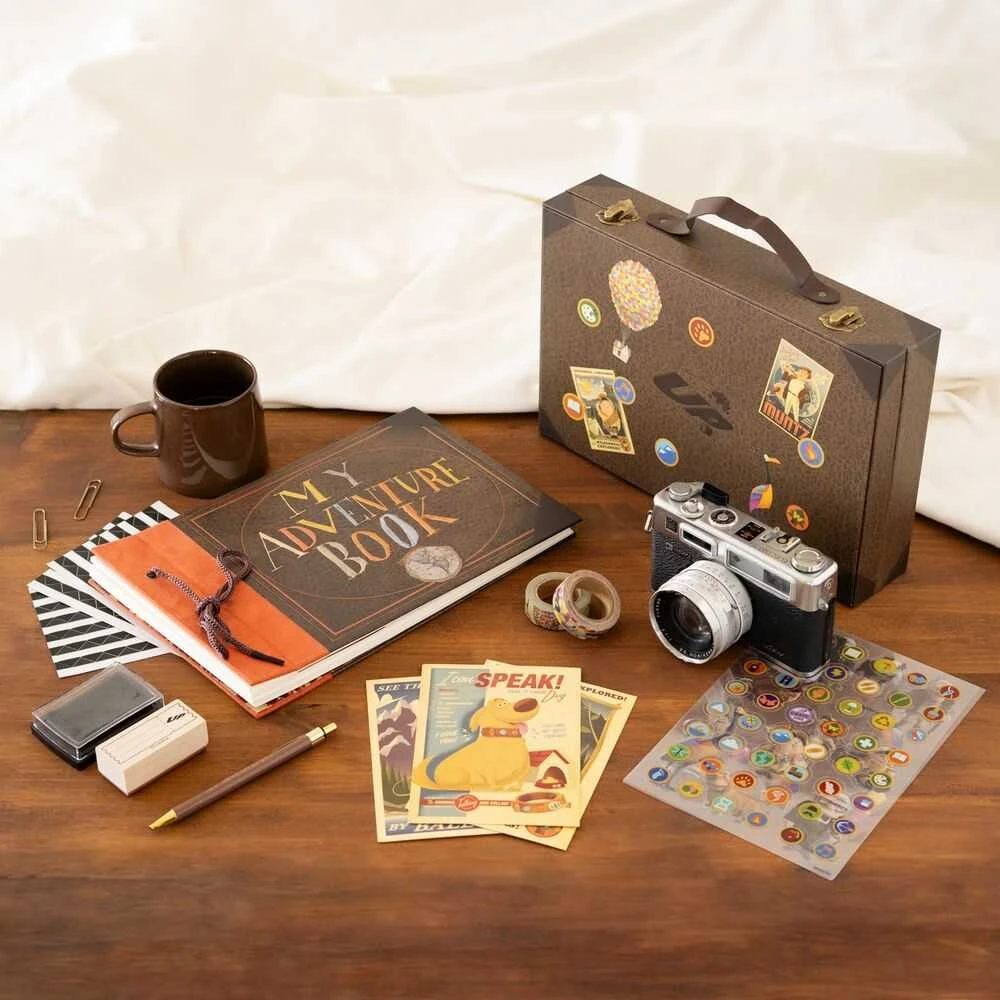 ERIK Disney Pixar UP My Adventure Book Scrapbook Briefcase set